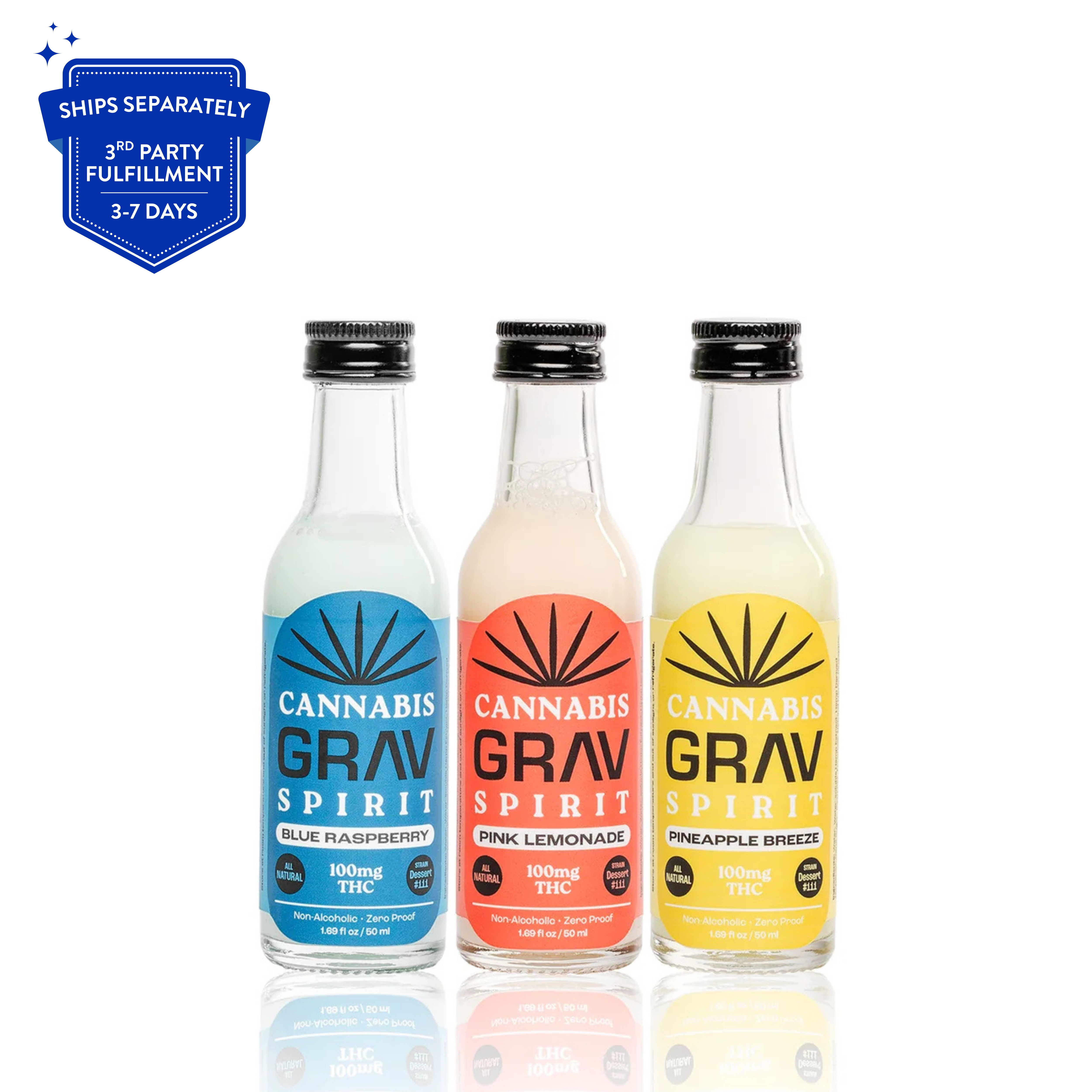 Buy GRAV Cannabis 100mg Flavor Shots - 50ml Bottle (THC+CBD) | MARYJAE