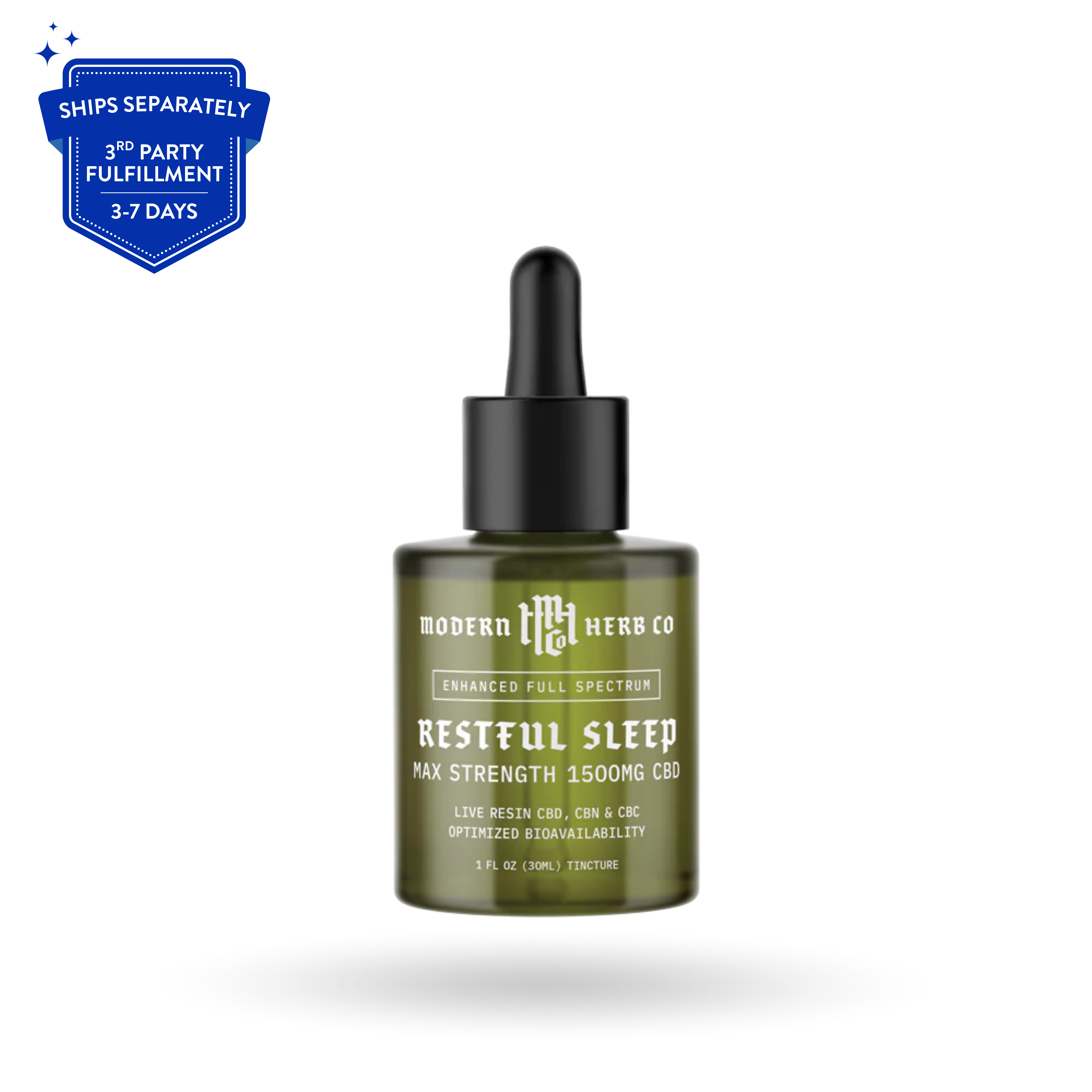 Buy Modern Herb Co. Live Resin CBD Tincture: 1500mg (Indica) | MARYJAE