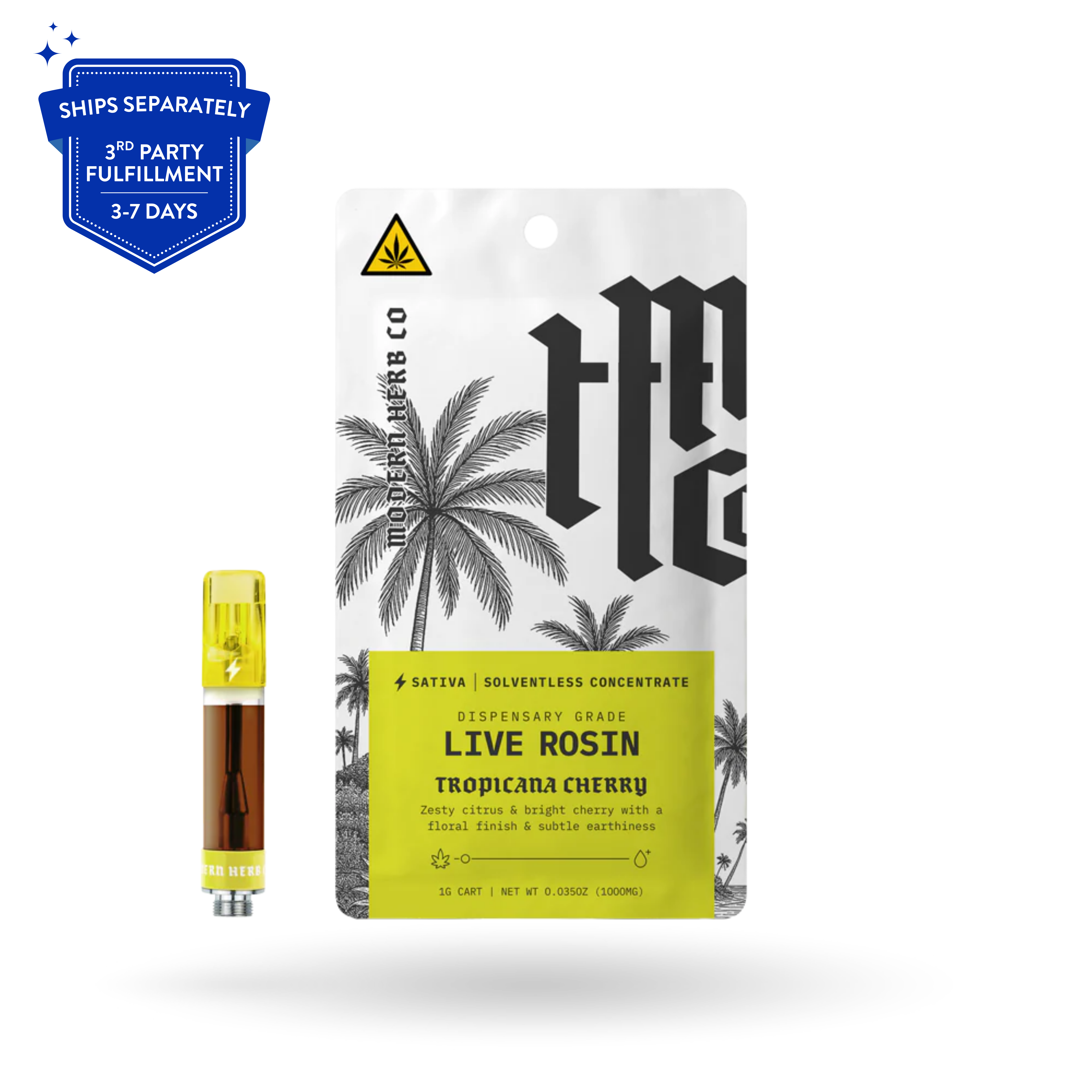Buy Live Rosin 1g Vape Cartridge: Tropicana Cherry - Sativa | MARYJAE