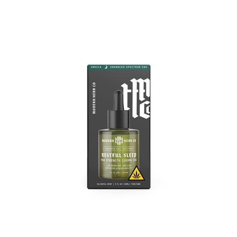 Live Resin CBD Tincture: 1500mg (Indica)