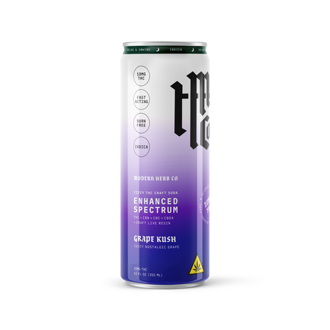 Enhanced Spectrum THC Craft Soda 12oz - 4pk (THC)