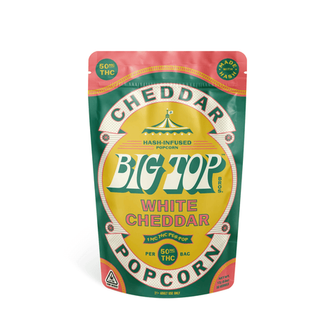 Big Top "White Cheddar" 50mg Popcorn (THC) image 0