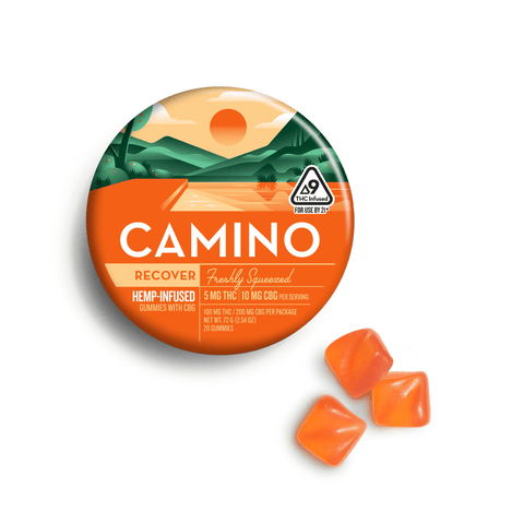 Camino "Recover" Freshly Squeezed Gummies (THC+CBG) image 0