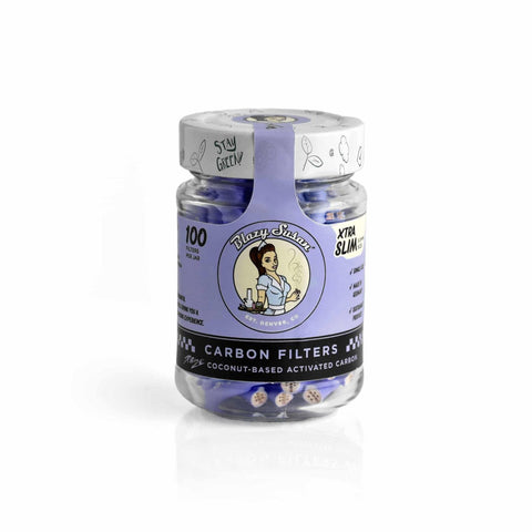 Purple Activated Charcoal Filter Tips | Xtra Slim | 100ct Jar image 0