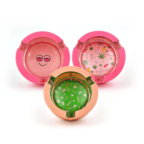 Silicone & Glass Ashtray image 0