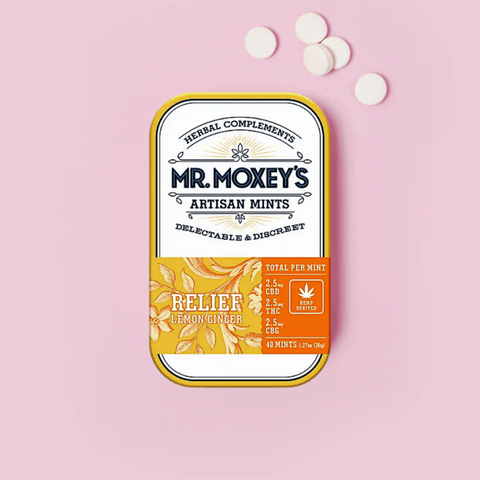 Relief Lemon Ginger Mints (THC+CBD+CBG) image 1