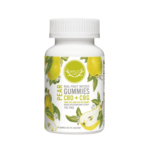 Pear Fruit-infused Gummies (CBD+CBG) image 0