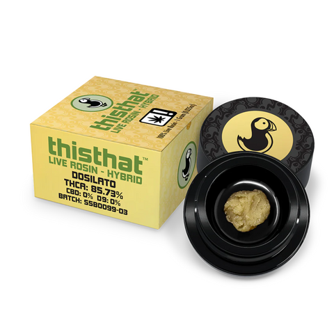 Live Rosin Dab 1g – Hybrid (THCA) - Dosilato image