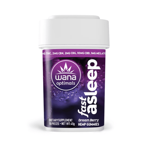 Optimals "Fast Asleep" - Dream Berry Gummies (THC+CBD+CBG+CBN) image 0