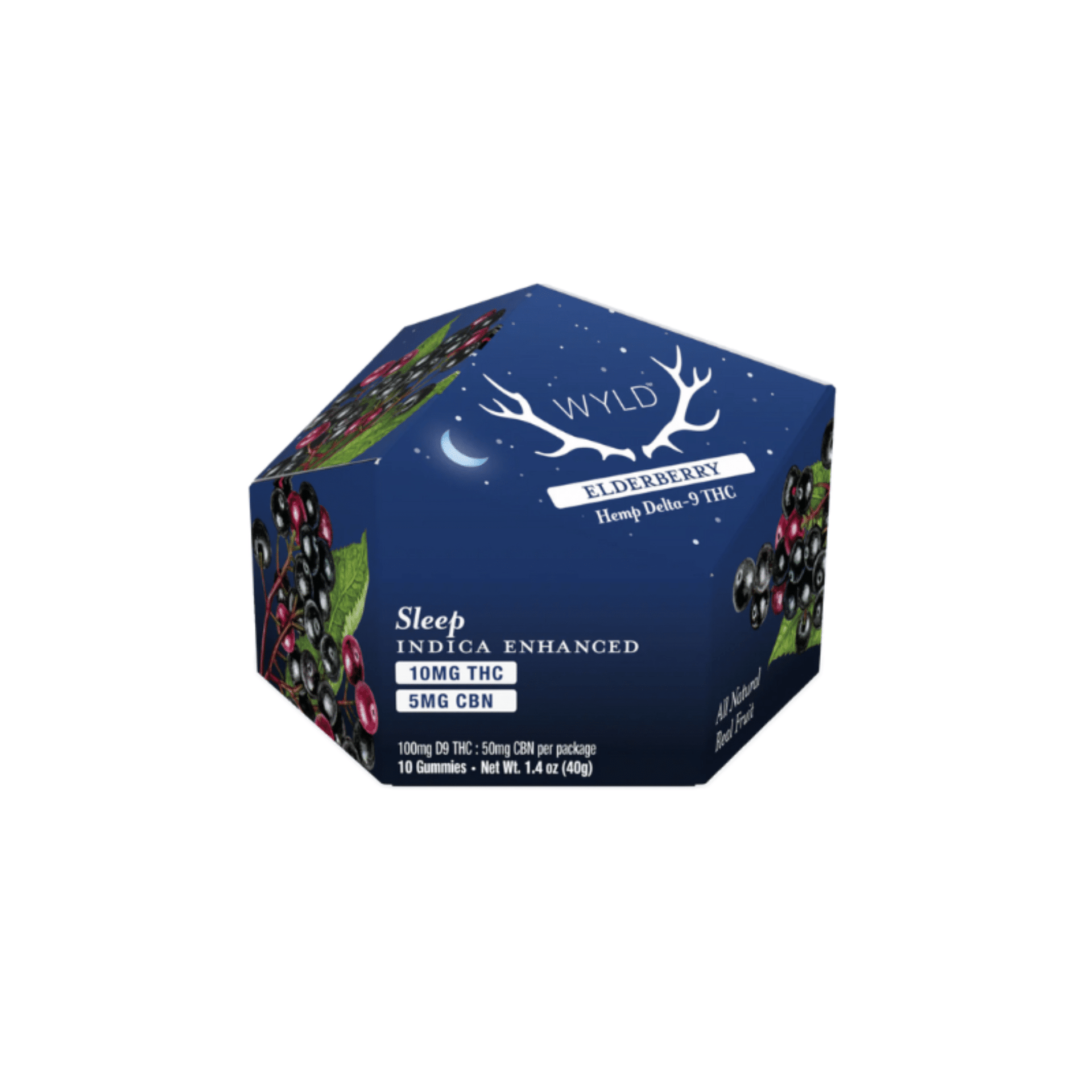 Buy Elderberry Sleep THC+CBN Gummies by WYLD – MARYJAE