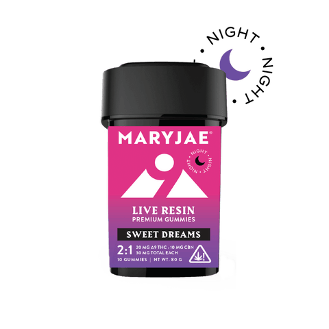Sweet Dreams Live Resin 20mg Gummies (THC) image 2