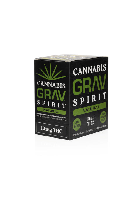 Cannabis Spirit 10mg Natural - 50ml Bottle 6-Pack (THC+CBD)