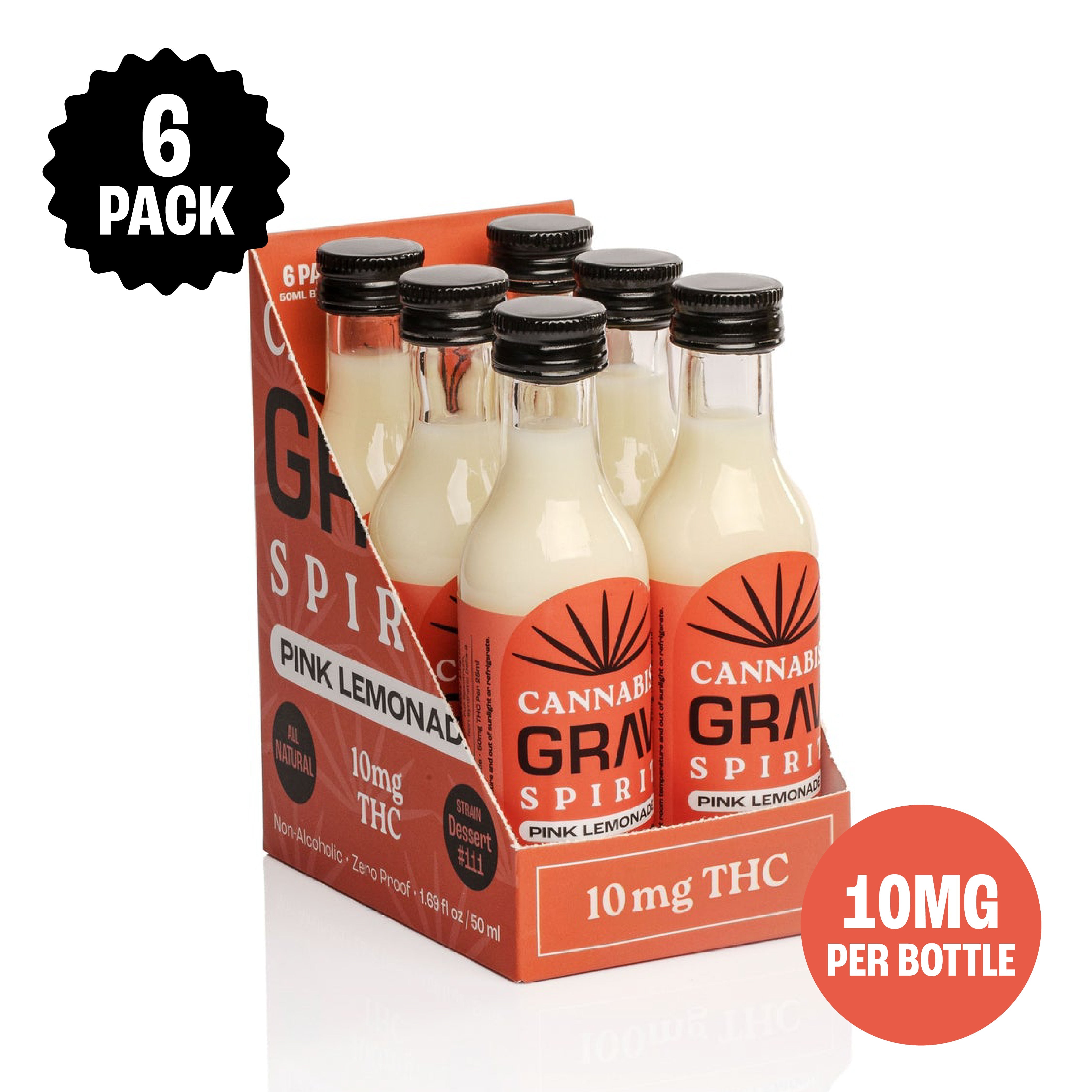 Buy GRAV Cannabis 10mg Flavor Shots - 6-Pack (THC+CBD) | MARYJAE