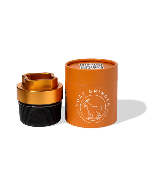 4 Piece Aluminum Grinder - Gold
