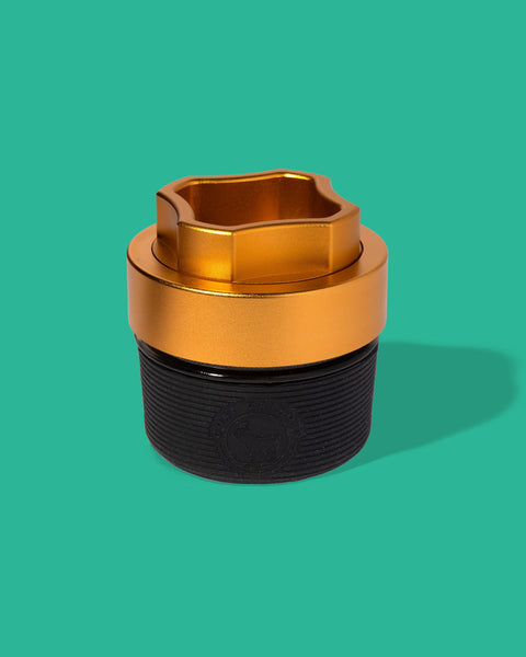 4 Piece Aluminum Grinder - Gold
