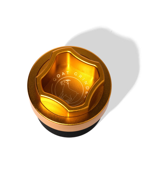 4 Piece Aluminum Grinder - Gold