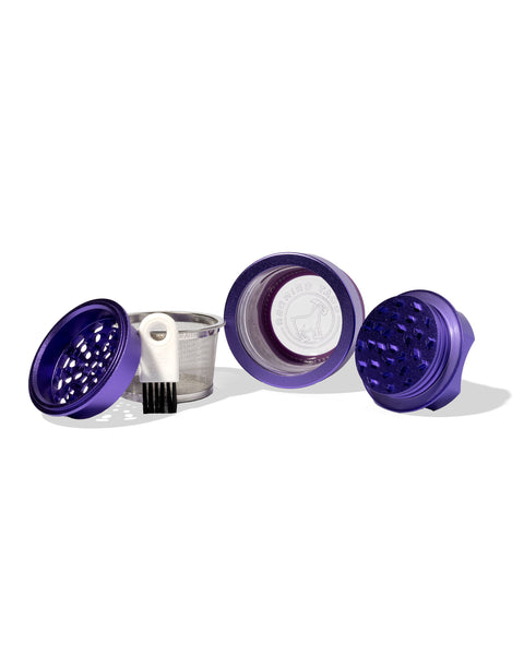4 Piece Aluminum Grinder - Purple