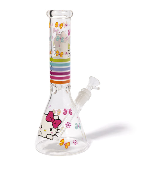 HK Butterfly Beaker Water Pipe