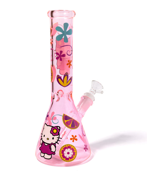 HK Pink Beaker Water Pipe