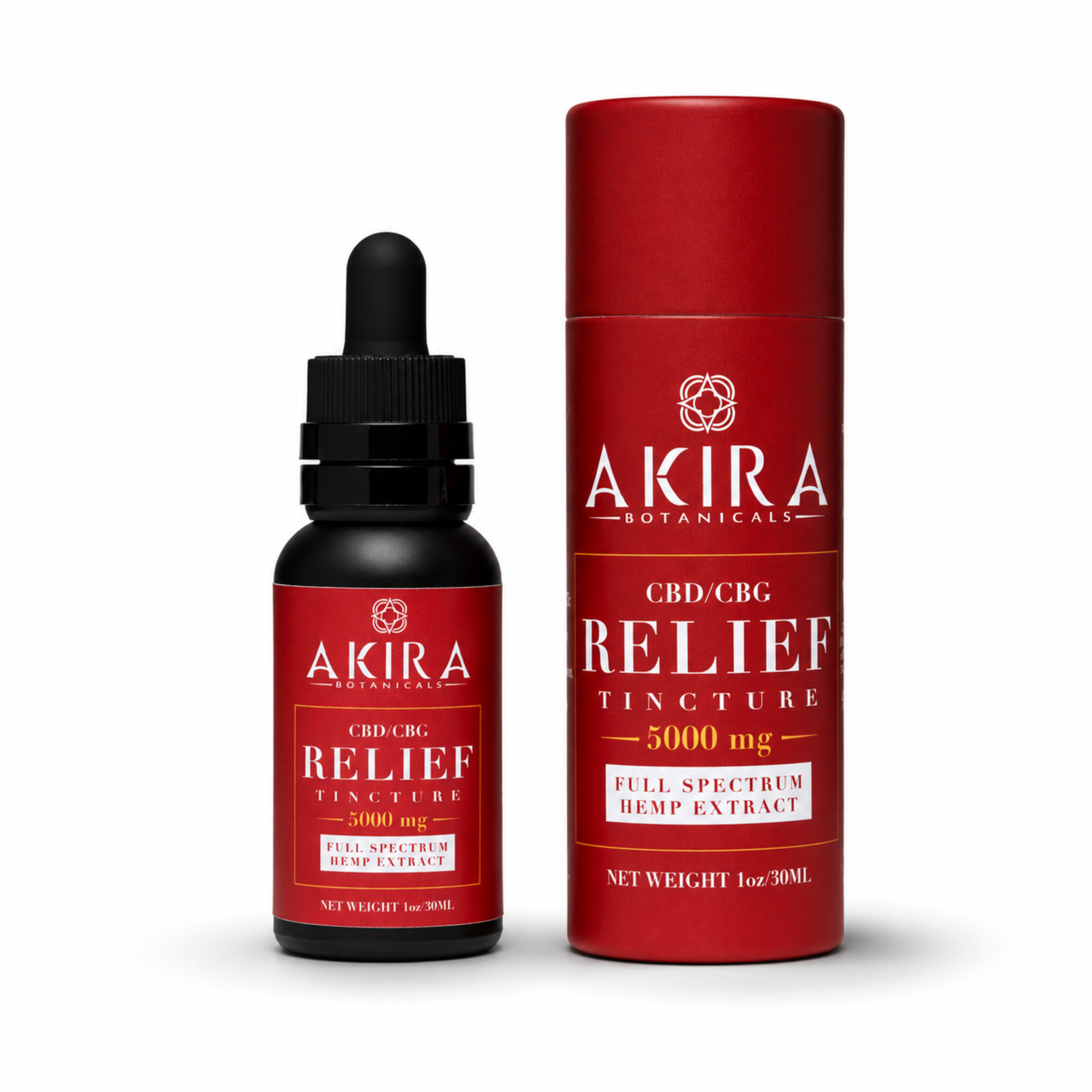 Buy Akira Botanicals Full Spectrum Relief 5000mg Tincture | MARYJAE