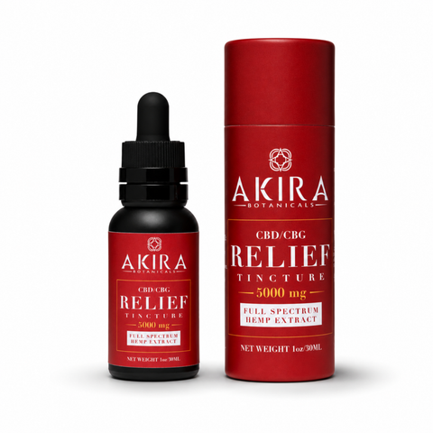 Relief Tincture 5000mg (CBD+CBG)