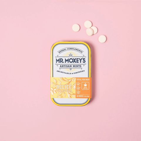 Relief Lemon Ginger Mints (THC+CBD+CBG)