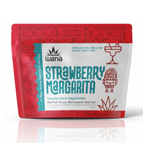 Quick "Balance" - Strawberry Margarita Gummies (THC+CBD+CBG)