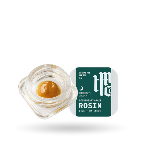 Live Rosin 1g Dab: GMO - Indica (THCA)