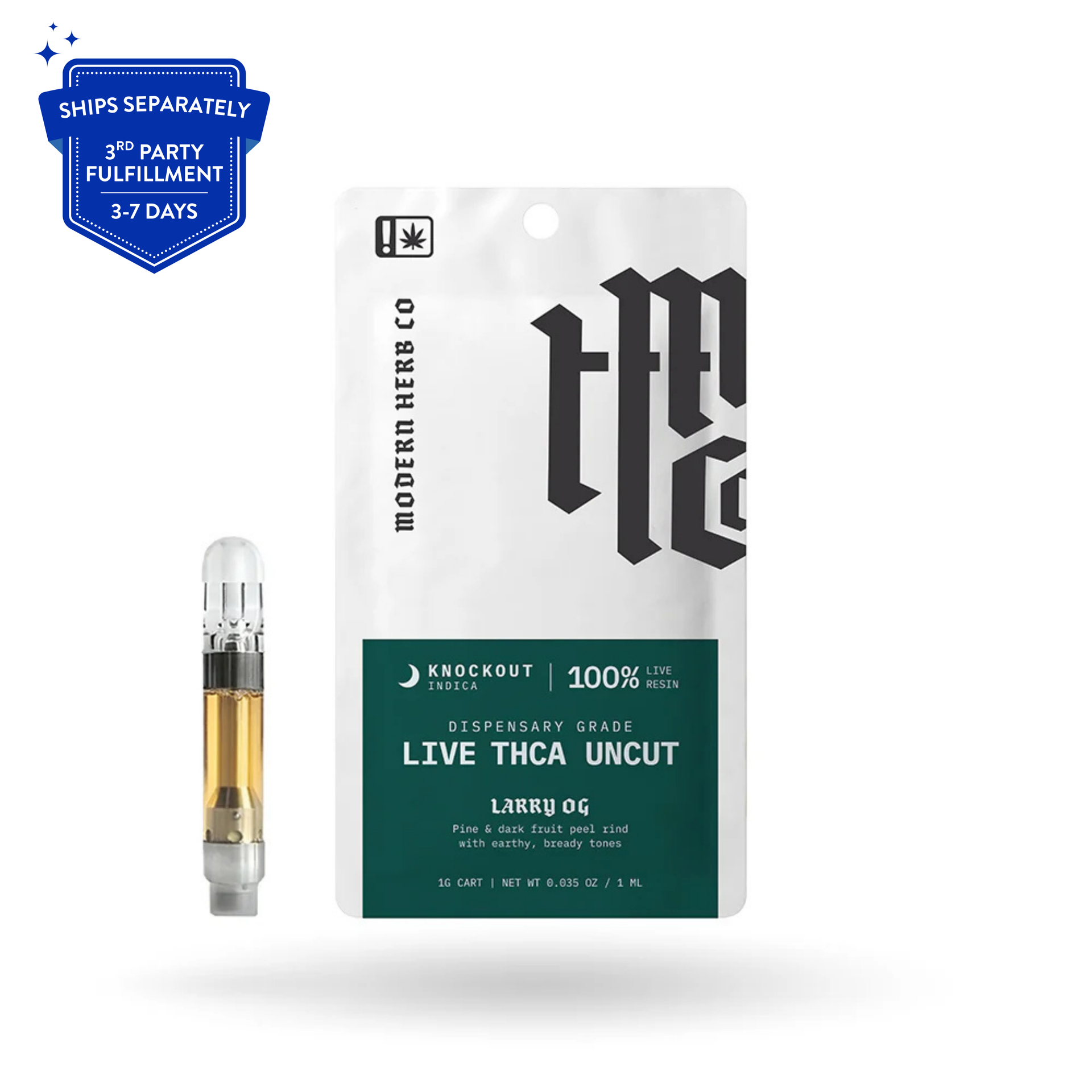 Buy THCa Live Resin Vape Cartridge: Larry OG (Indica) - 1g | MARYJAE