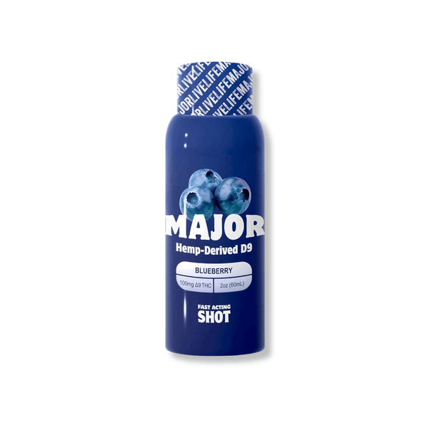 Buy MAJOR Blueberry 100mg Shot (THC) | MARYJAE Cannabis Dispensary