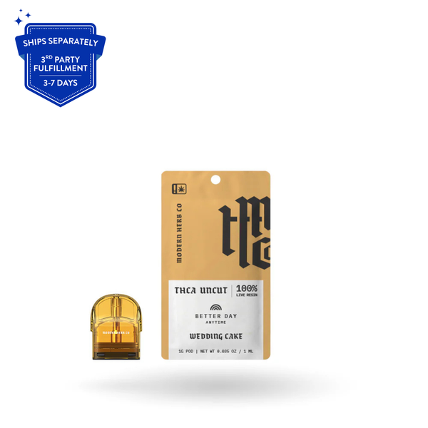 Buy THCa Live Resin 1g Pod Refill: Wedding Cake - Hybrid | MARYJAE