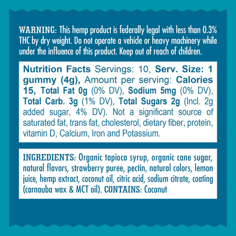 Balance Strawberry 3:1 Gummies (CBG+THC)