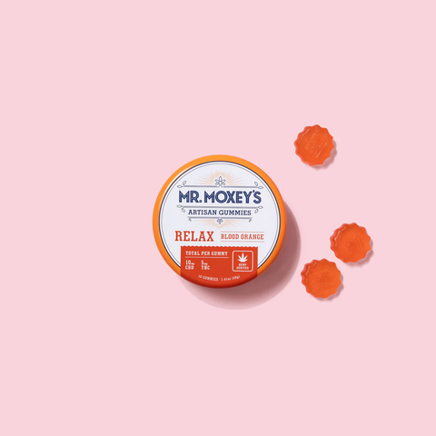 Mr Moxeys Gummies Relax Blood Orange