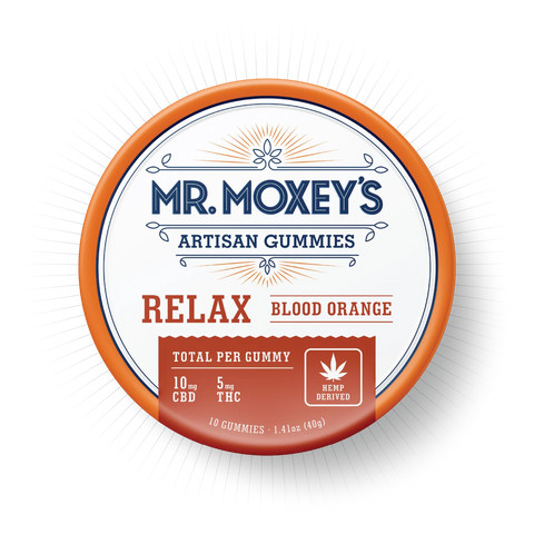 Mr Moxeys Gummies Relax Blood Orange