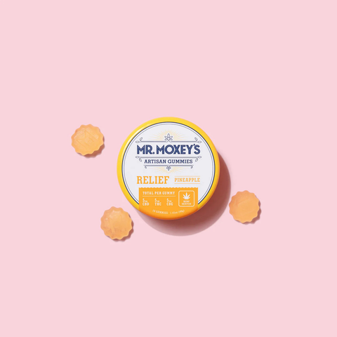 Mr Moxeys Gummies Relief Pineapple