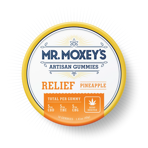 Mr Moxeys Gummies Relief Pineapple