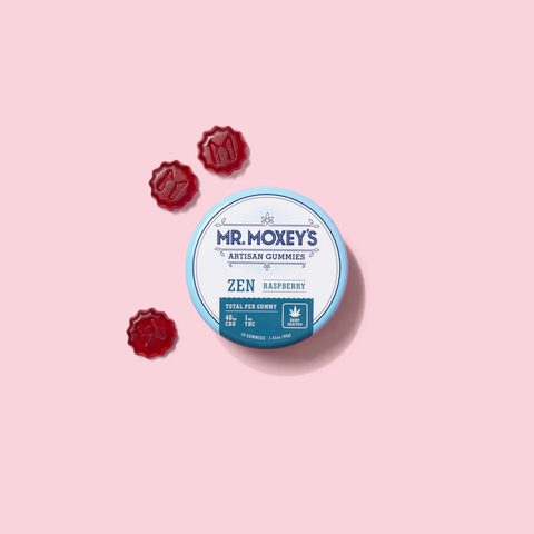 Mr Moxeys Gummies Zen Raspberry