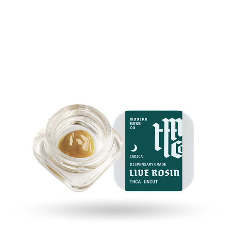 Live Rosin 1g Dab: Papaya Cake - Indica (THCA)
