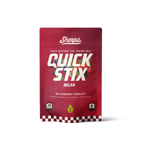 Relax Quick Stix – Wildberry Medley - 6-Count (THC)