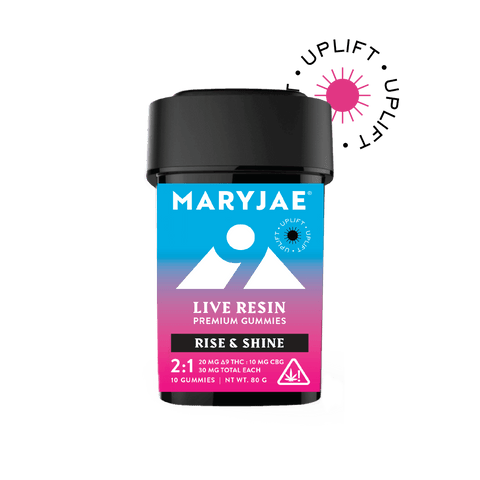 Rise &amp; Shine Live Resin 20mg Gummies (THC) image 2
