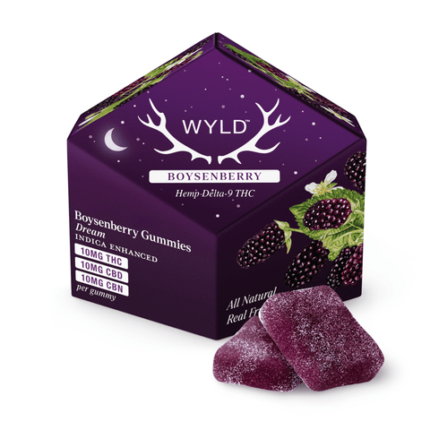 Boysenberry "Dream" Gummies - Indica (THC+CBD+CBN) image 0