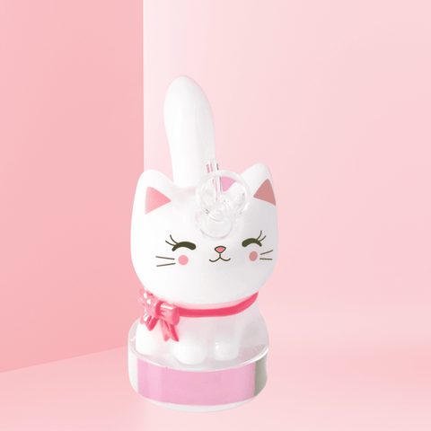 Cannacat Bubbler - White image