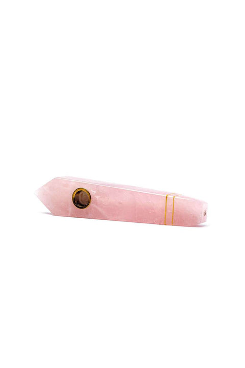 Crystal Pipe - Rose Quartz image 2