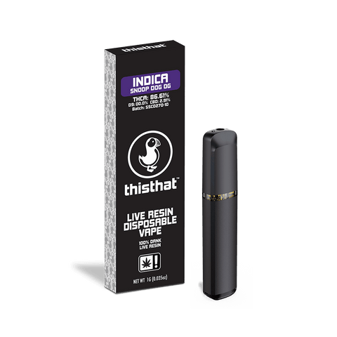 Live Resin Disposable - 1G (THCA)