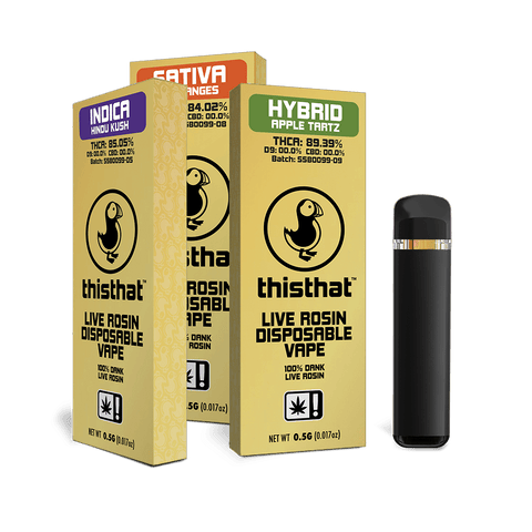 Live Rosin Disposable - 0.5G (THCA)