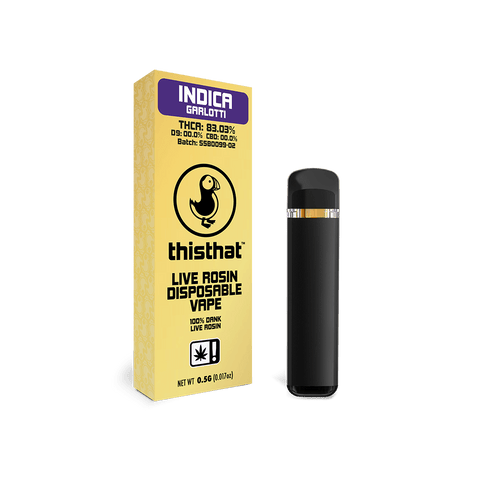 Live Rosin Disposable - 0.5G (THCA)